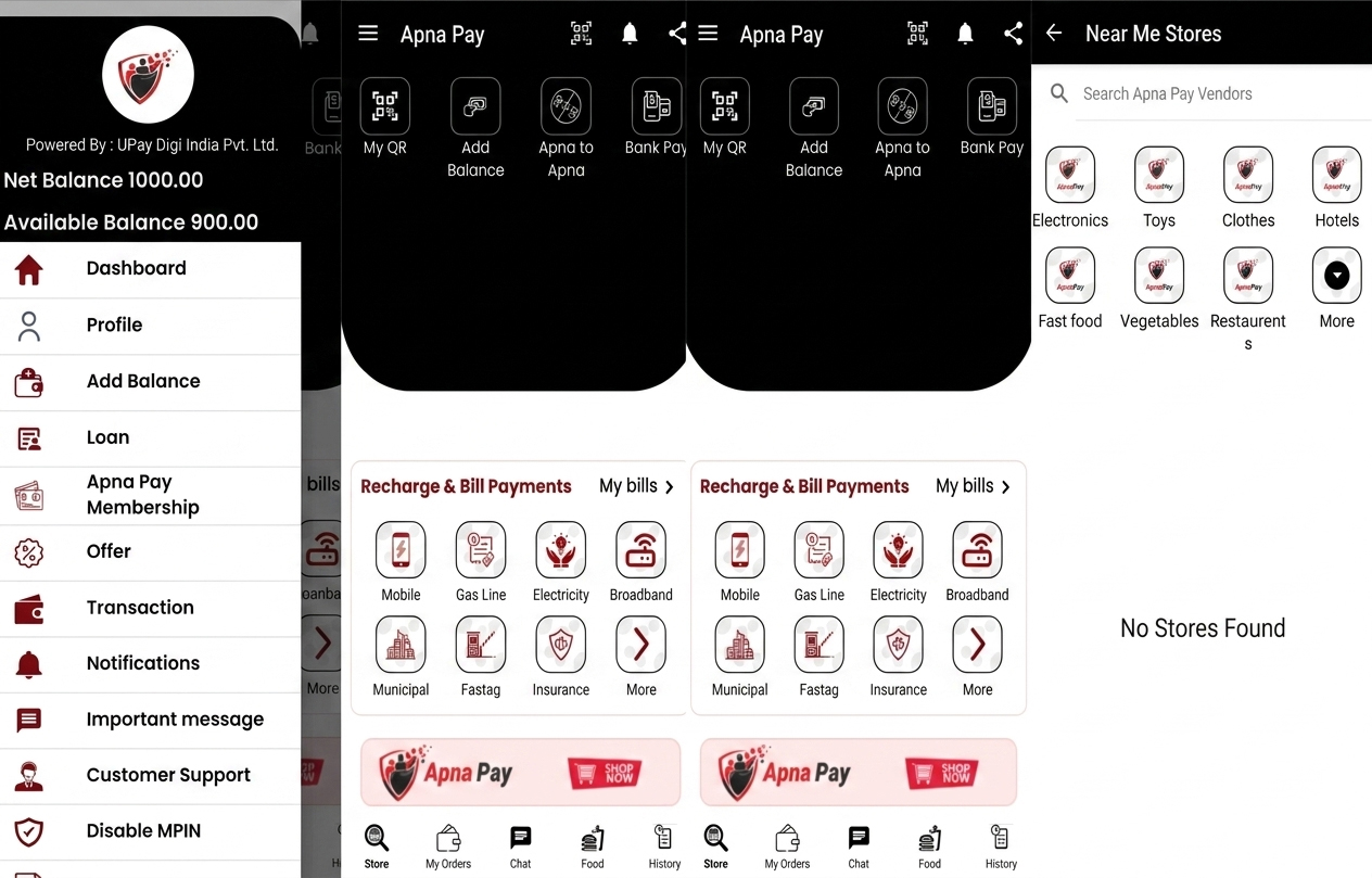 Apna Pay Wallet App digital payment and recharge platform